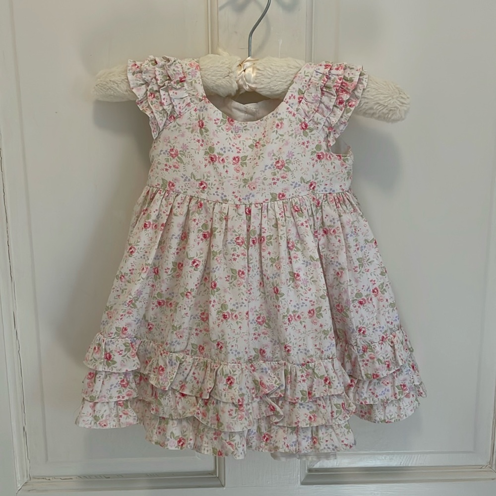 Laura Ashley dress and bloomers, 12 months. In like new condition. Only worn 1x